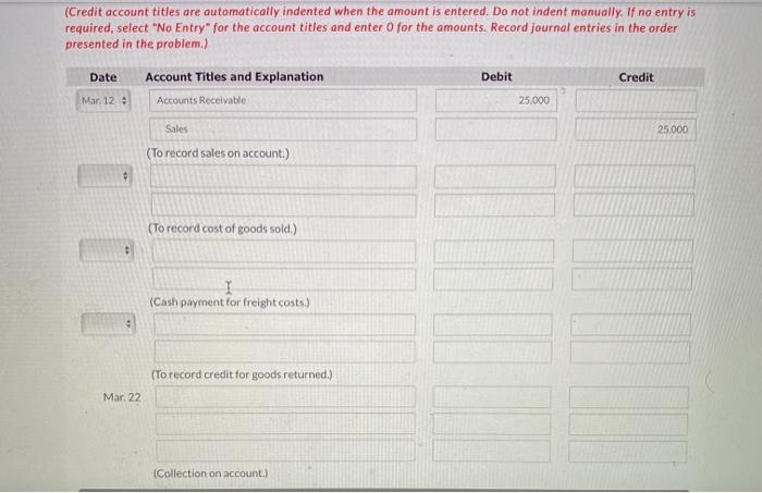 the following sales transactions in Sunland Company's books, Sunland uses a perpetual