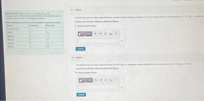 I need help with Part A, B, and C. Part A: