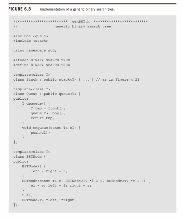  Write a C++ program that uses the binary tree definition in