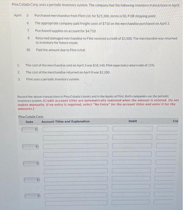 #2) *please dont miss doing the category beside "debit" it is "credit"