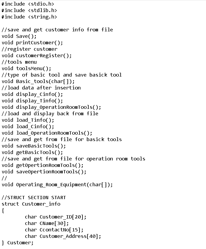 hello i need flowchart for this c program please this all one