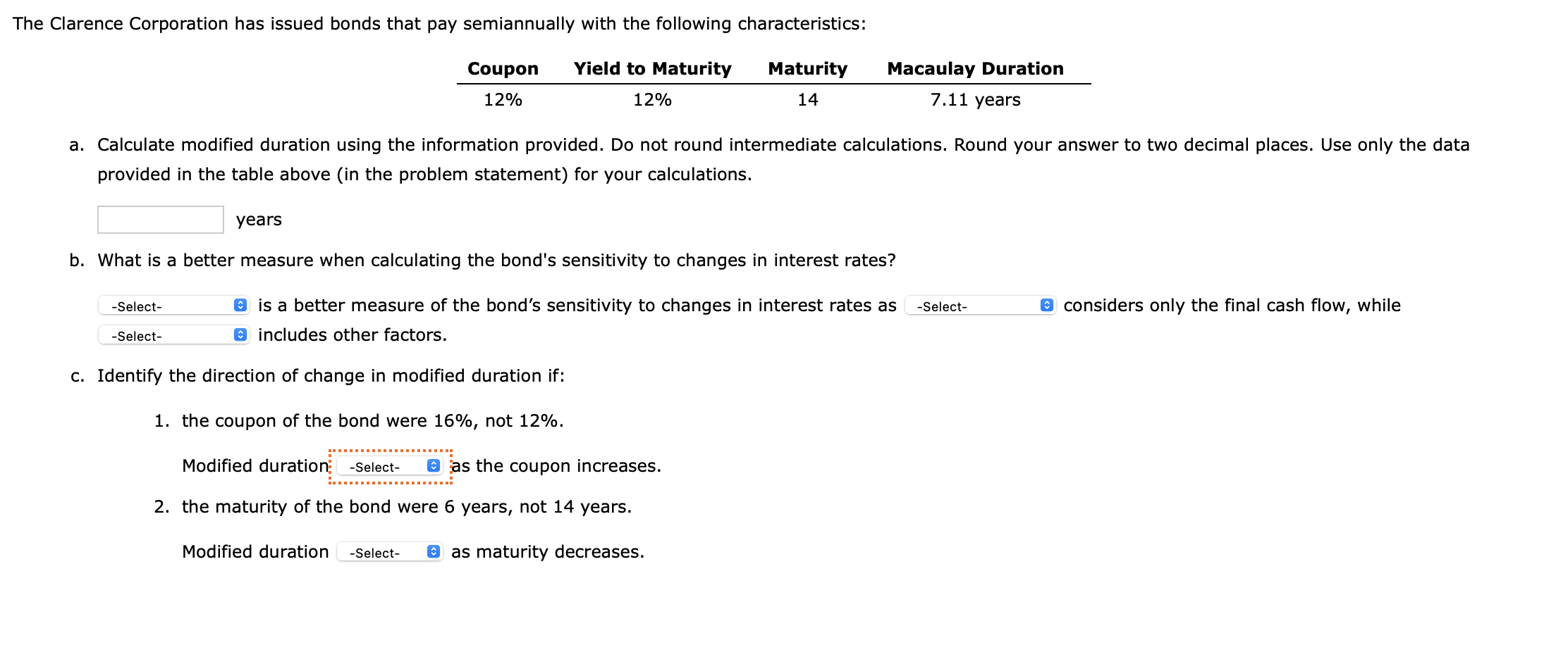 Please do NOT round intermediate calculations. Round final answer to TWO decimal