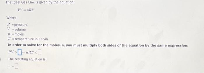 for b, you must multiply both sides of the equation by the