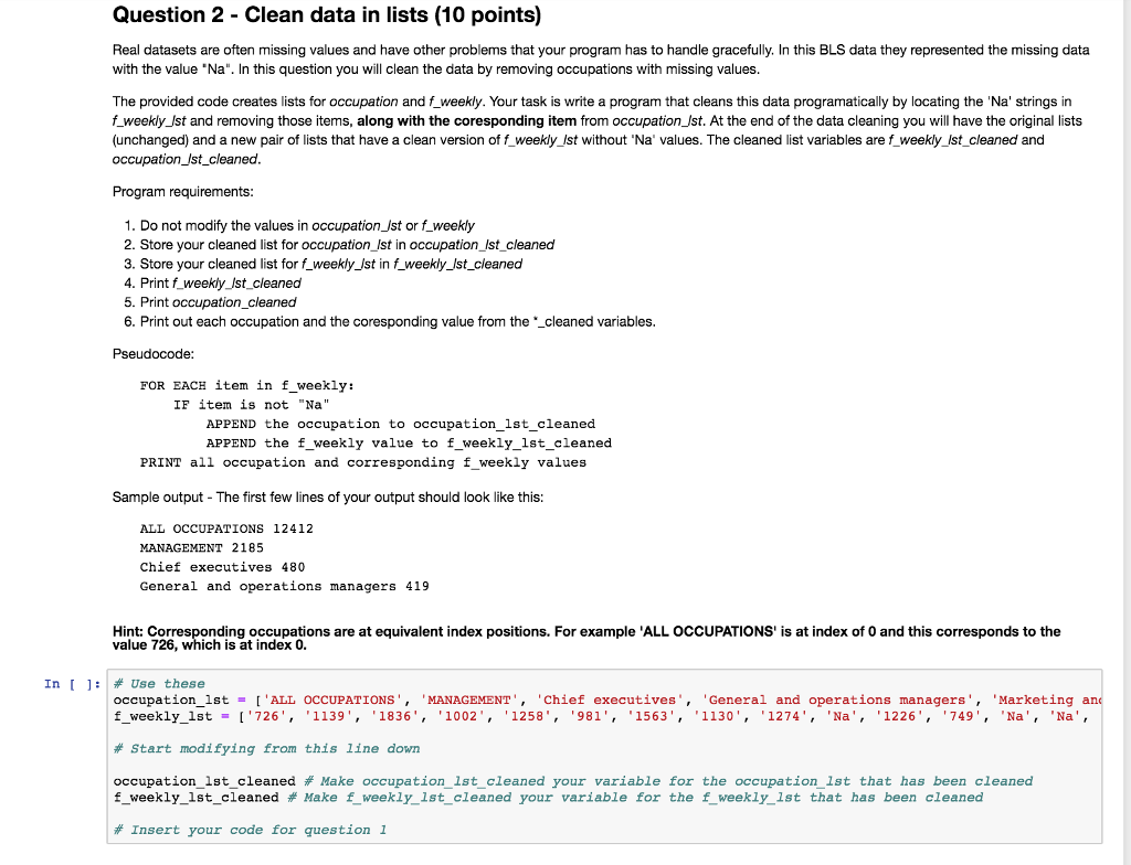 %%%%% Python - jupiter Notebook # Use these occupation_lst = ['ALL OCCUPATIONS',