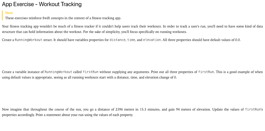 Please help me solve this using Swift programming on Xcode! App Exercise