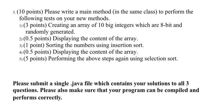 .java file In this assignment we are going to implement the insertion