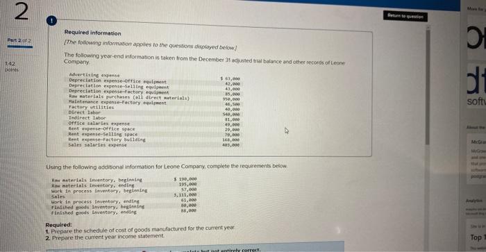 question by entering your answers in the tabs below. Prepare the current