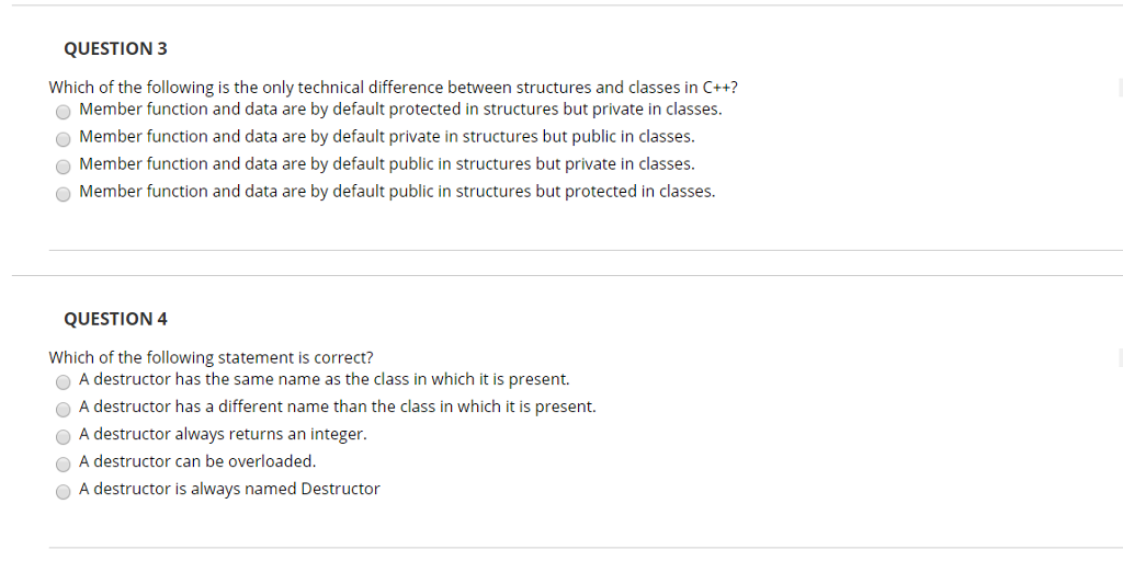 prefix operators? C++doesn't allow both operators to be overloaded in a class
