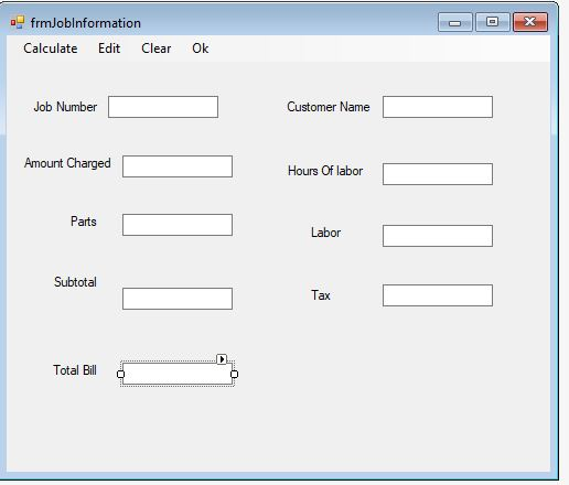 By using a function to calculate sales Tax, create a project that