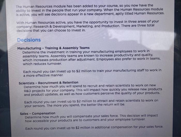  din this simulation, i am trying to keep a company profitable.