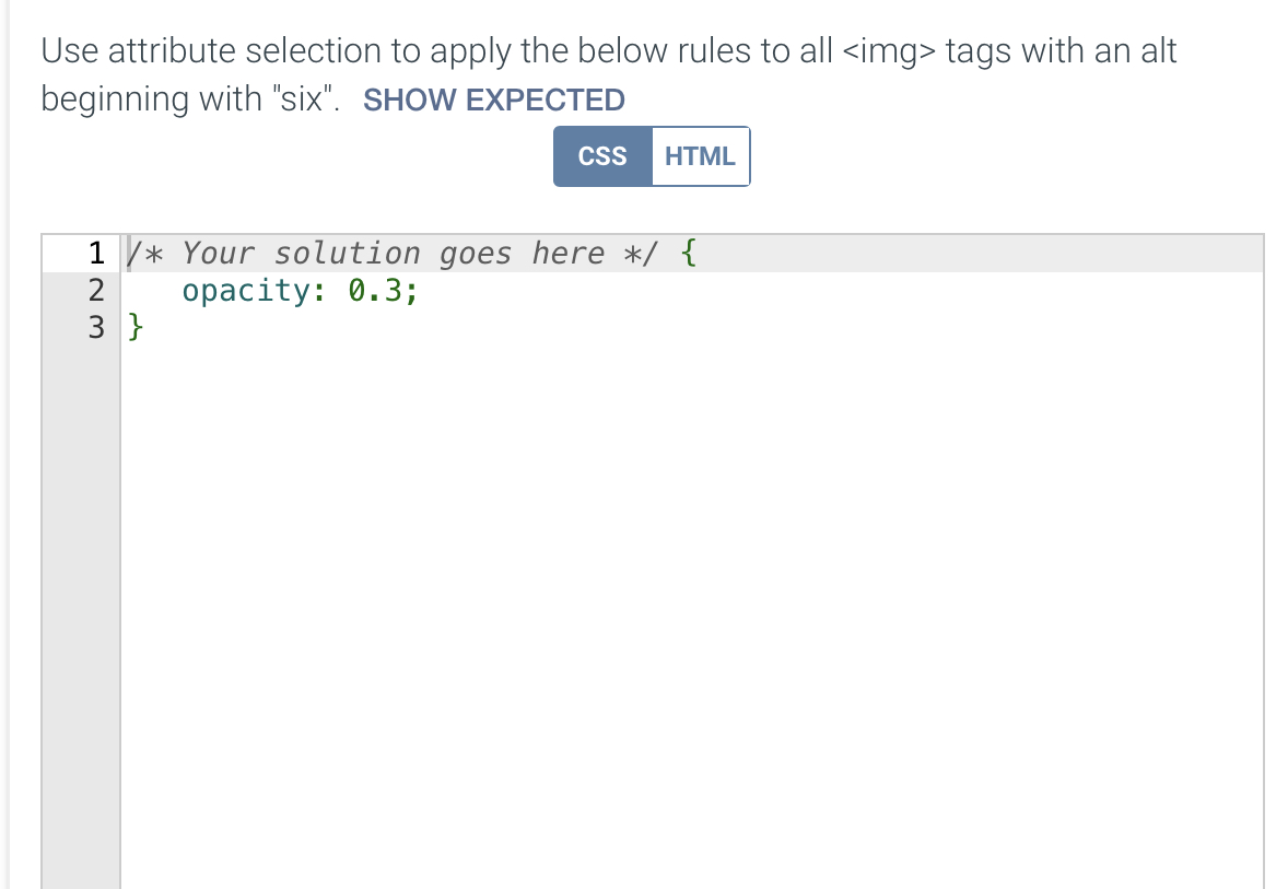  Use attribute selection to apply the below rules to all tags