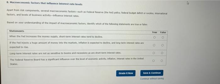 on the pure expectations thaoty, is the following statement true or false?