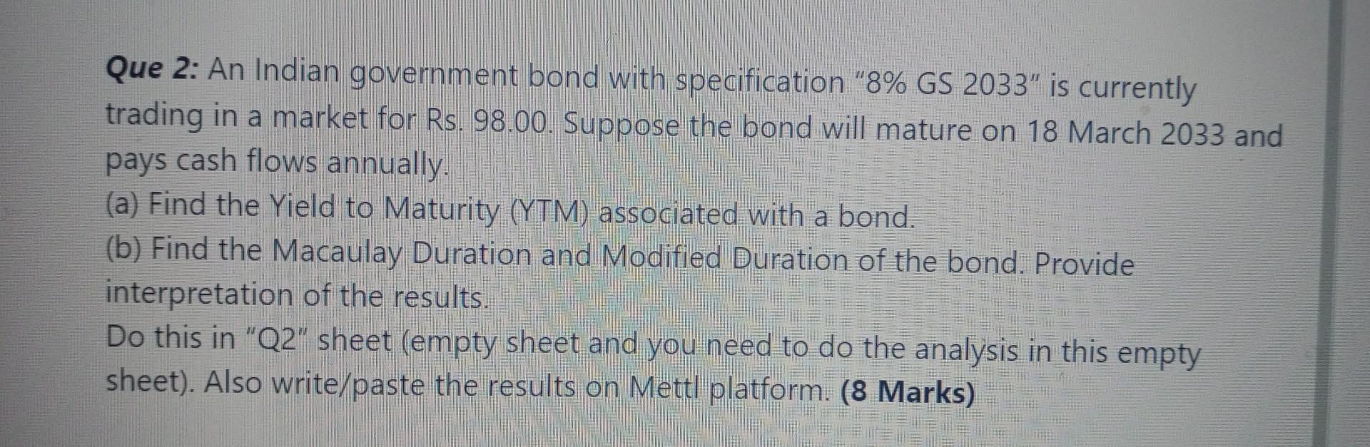  Please find the attachment to solve the question in it. Que