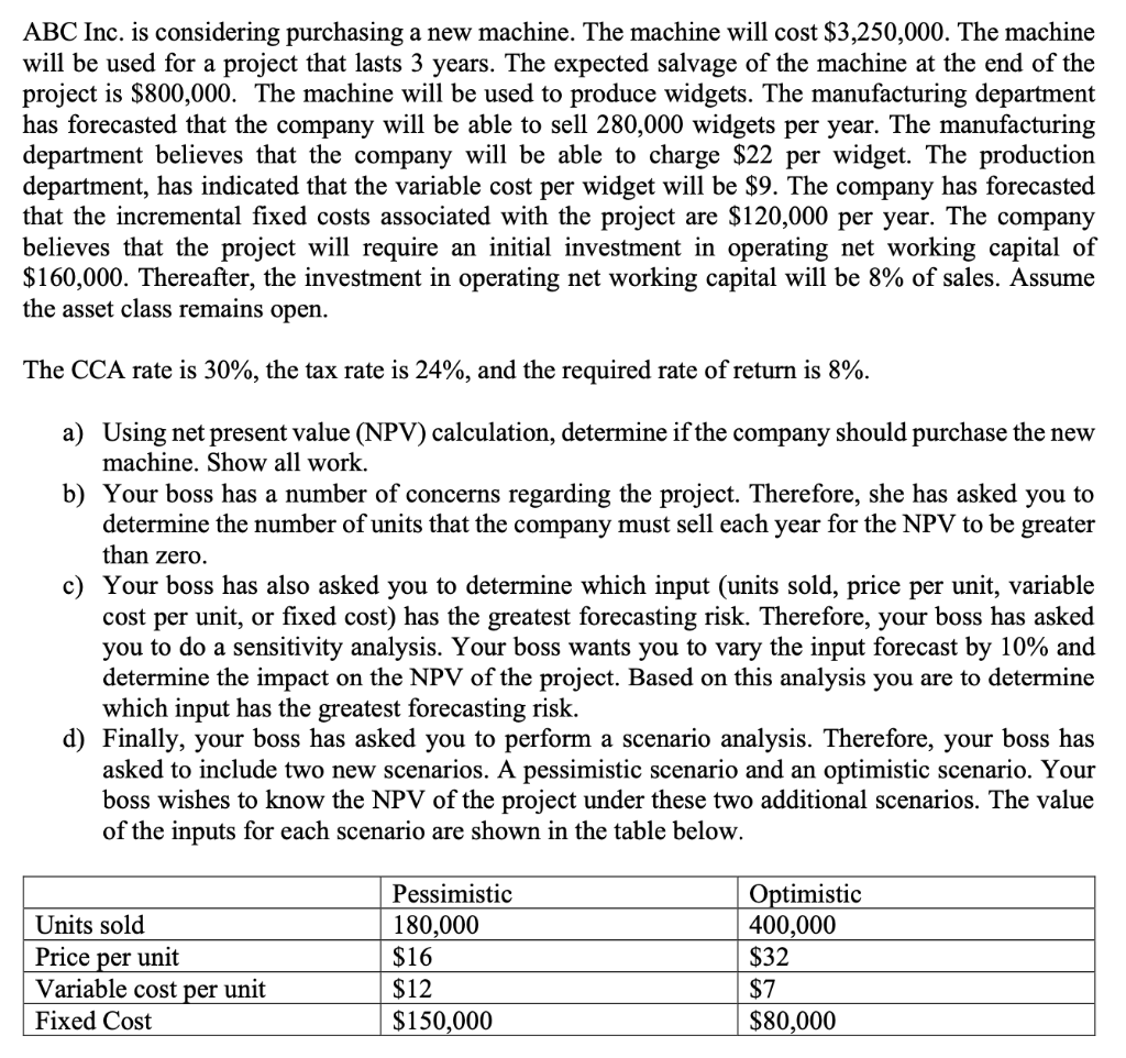 Please use Excel formulas to solve the questions and show the