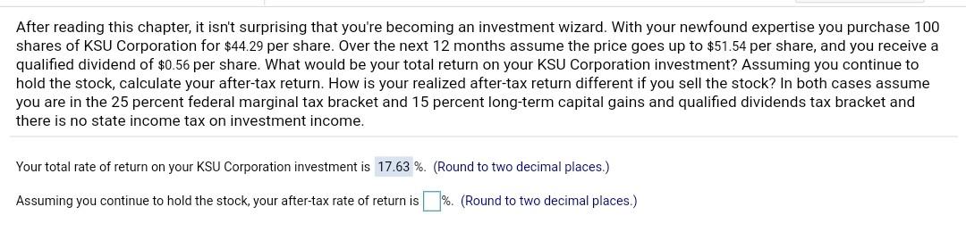  After reading this chapter, it isn't surprising that you're becoming an