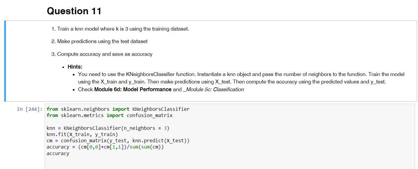 What do I have wrong here? # Your code to train