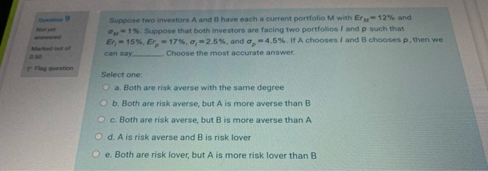 avoided by diversification because they are risks pertaining to particular assets in