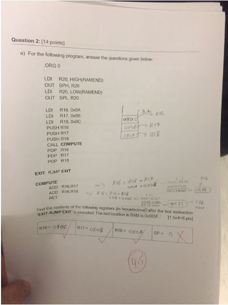  sole and explain for part a form Q2 Question 2: [14