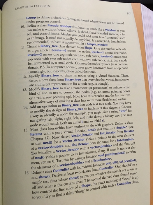 question 12 CHAPTER 14 EXERCISES 517 Group to define a (draughts) board