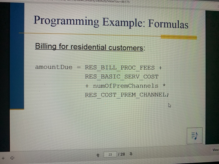 local cable company There are two types of customers: - Residential -