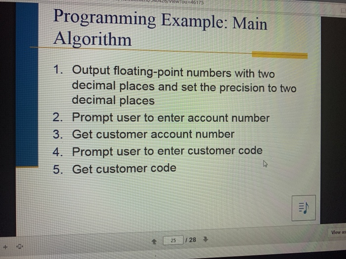 customers - One for business customers 15 /28 A https://myleoonline.tamuc.edu/d21/le/content/46175/viewContent/540426/Viewfour 46175 Programming