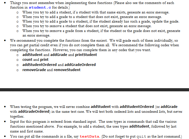 "removeGrade", "removeStudent", "help", "quit" }; int getActionID(char action[]) { int i; for
