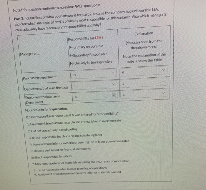  Note this question continue the previous WQL questions: Part 3: Regardless