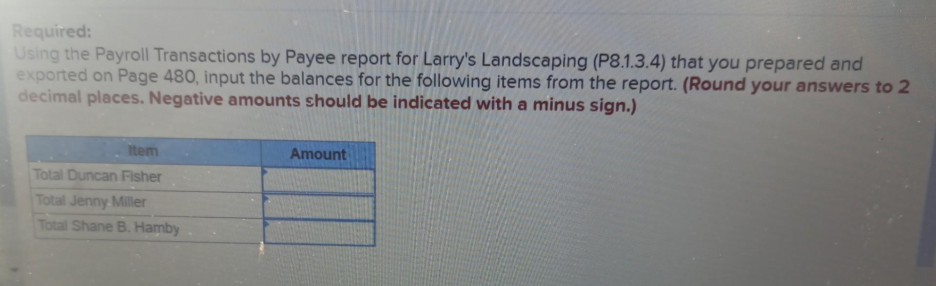 intro to accounting I'm doing the project assignment and when I