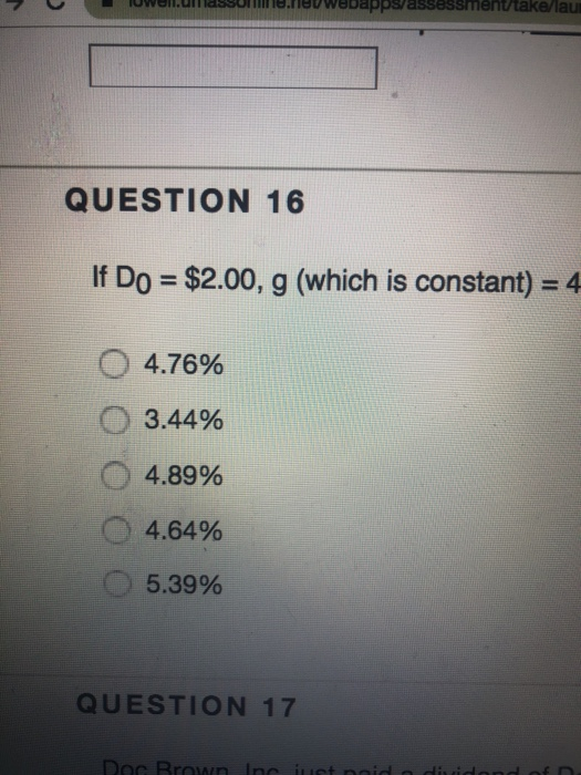 4.5%, and Po = $45, what is the stock's expected dividend yield