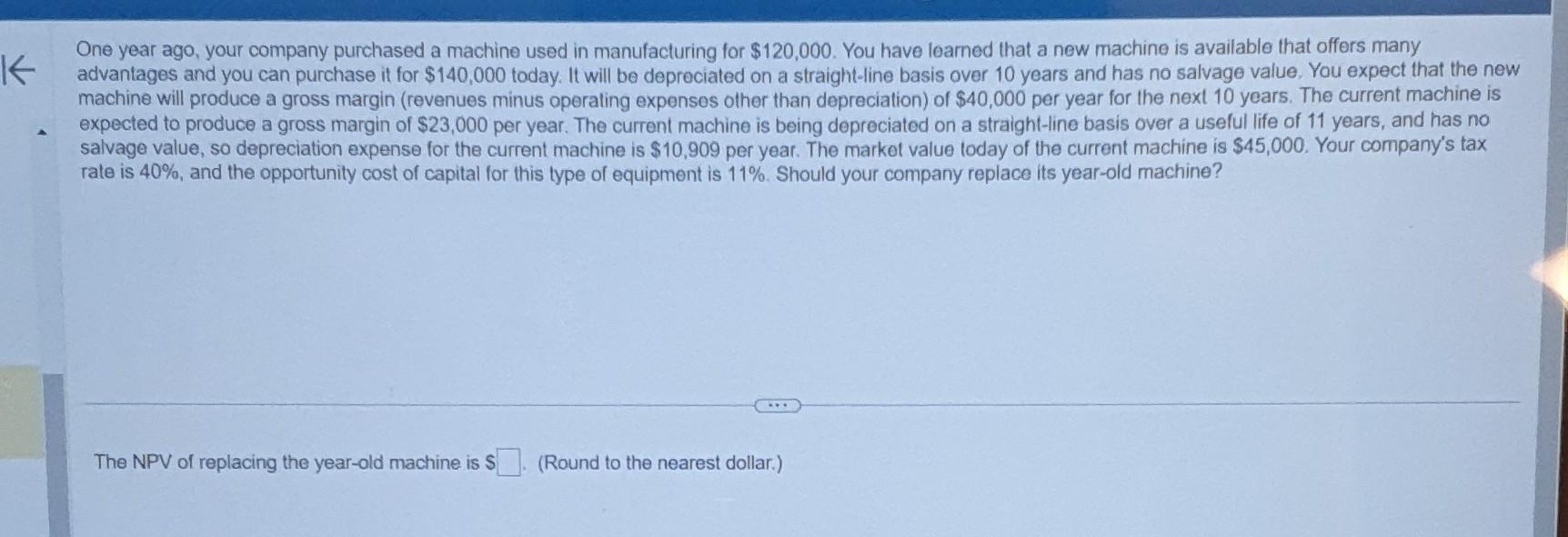 Part 1. Part 2. Please answer all 3. Answer ASAP One year