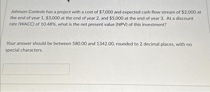i need help asap 15 Johnson Controls has a project with a