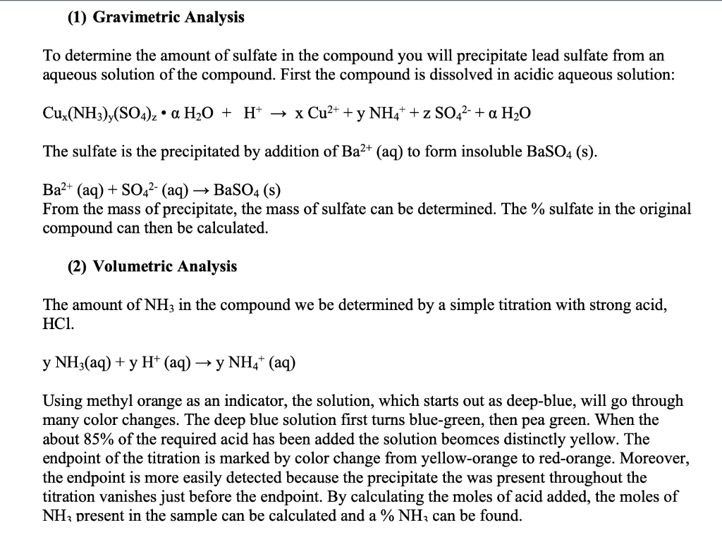 each trial separately then average the data. Gravimetric Analysis Gravimetric Analysis Mass