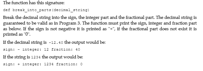 TEST: test_values = "0 1234 -1234 12.4".split() for number in test_values: print(number)