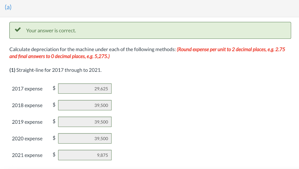 solution and correct answers. Thank you. Carla Vista Ltd. purchased a new