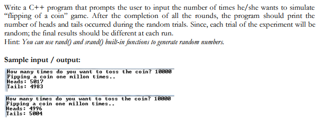 How can this be solved using a C++ Write a C++ program