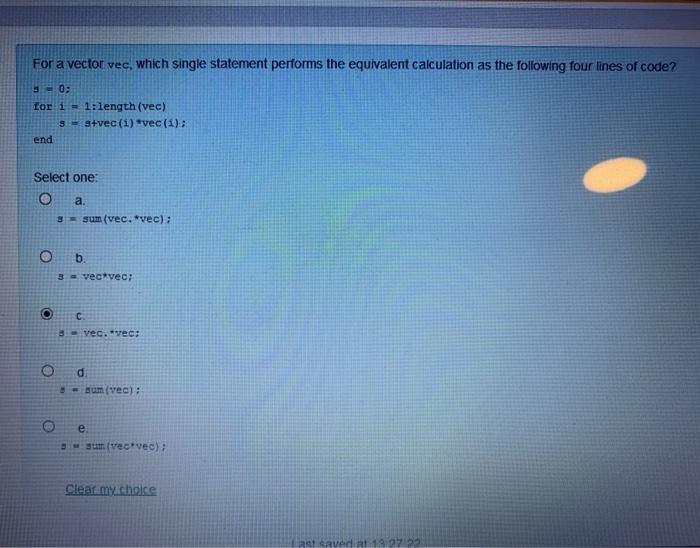 wrong for q9 Consider the following scripti X - [4 4 3