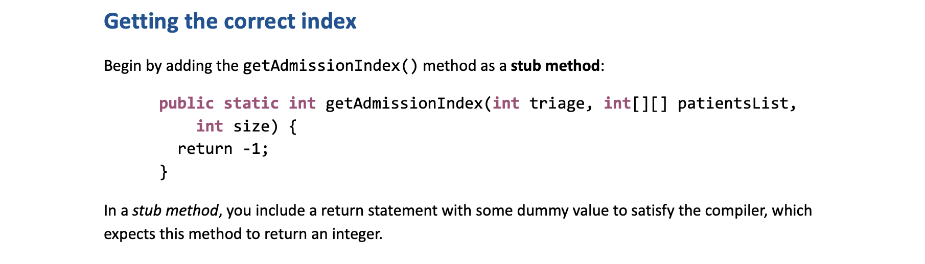 model for the rest of this * class. This method tests the