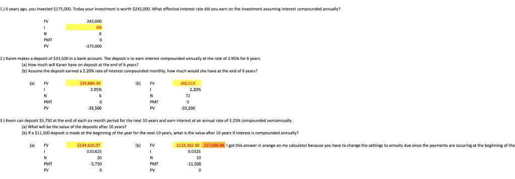 I need someone to double check these answer please. 1) 6 years
