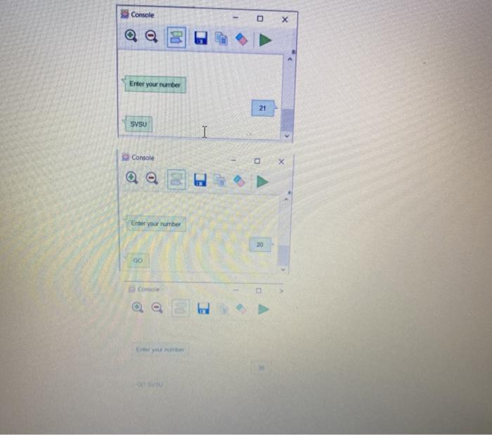 in Flowgorithm to 1. Take an integer as input that is either