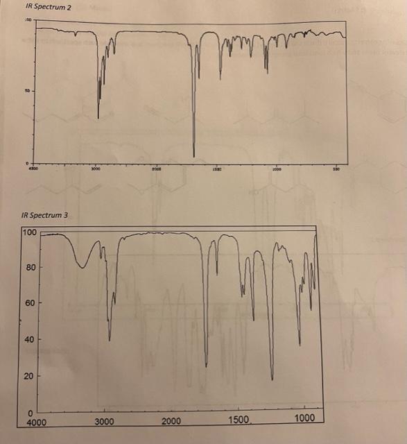 side of the IR spectrum and annotate each spectrum to sho relevant