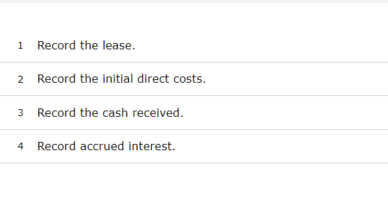 the beginning of the lease, and on each December 31 thereafter through