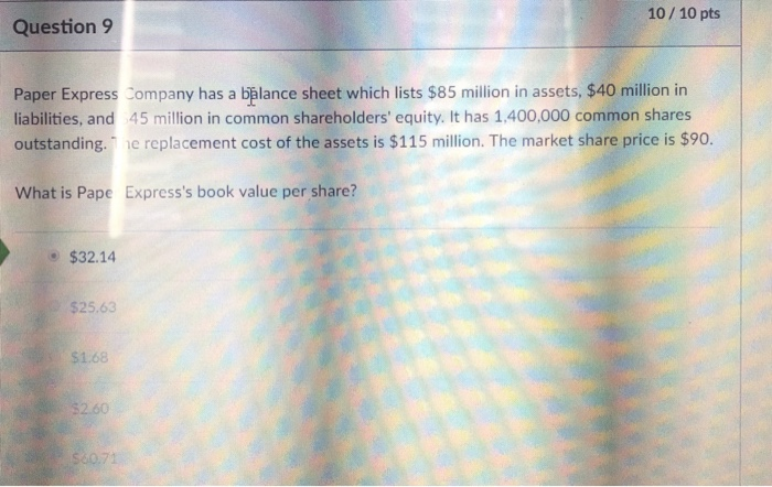 company paid dividend last year of $1.75. The expected ROE for next