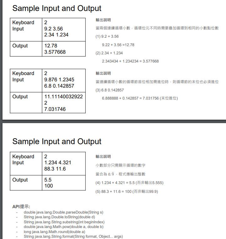  A pure infinitely-repeating decimal number is defined as a decimal where