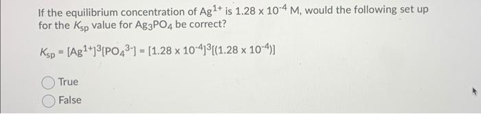 can I please get help with this question If the equilibrium concentration