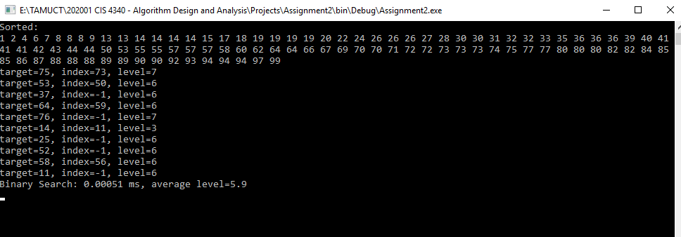 the base create a program that will give the following output. Additional
