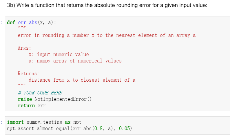 python code please, do not copy other answer on chegg 3b) Write
