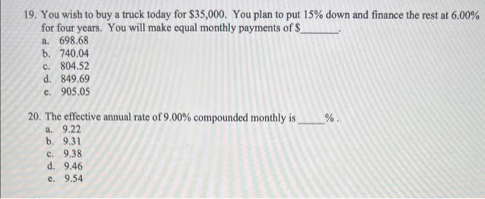 20 annual, equal payments of $430,000 with the first payment made in