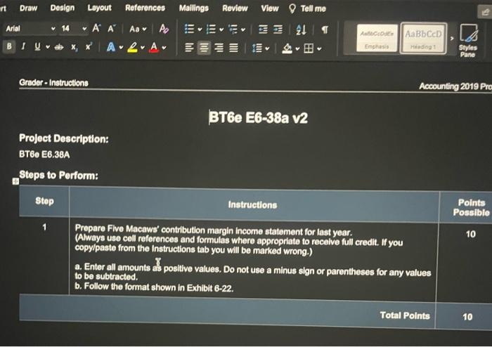 please help View Tell me int Draw Design Layout References Mailings Review