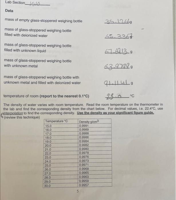 plz help my data first page Lab Section_514 Data mass of empty