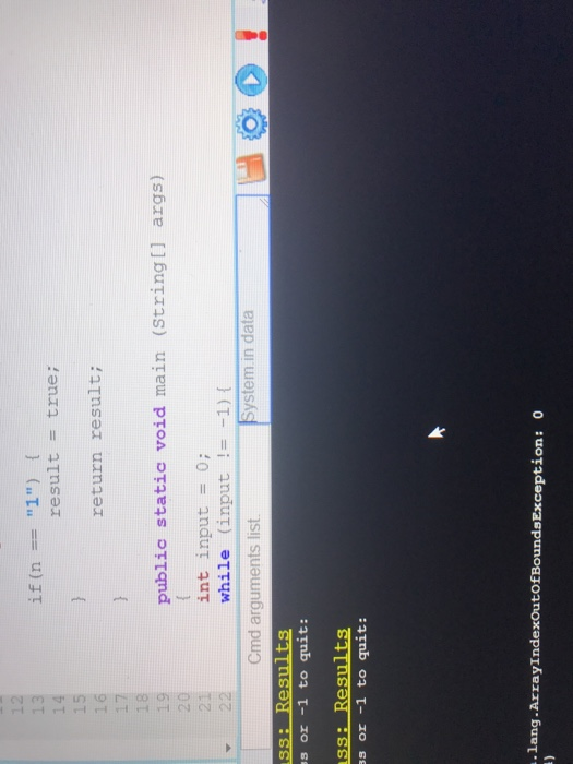 the Cmd arguments list on wholelearning and not the System.in data Wholearning